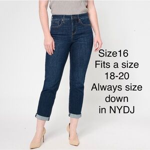 NIP NYDJ Margot Girlfriend Jeans Not Your Daughters Jeans